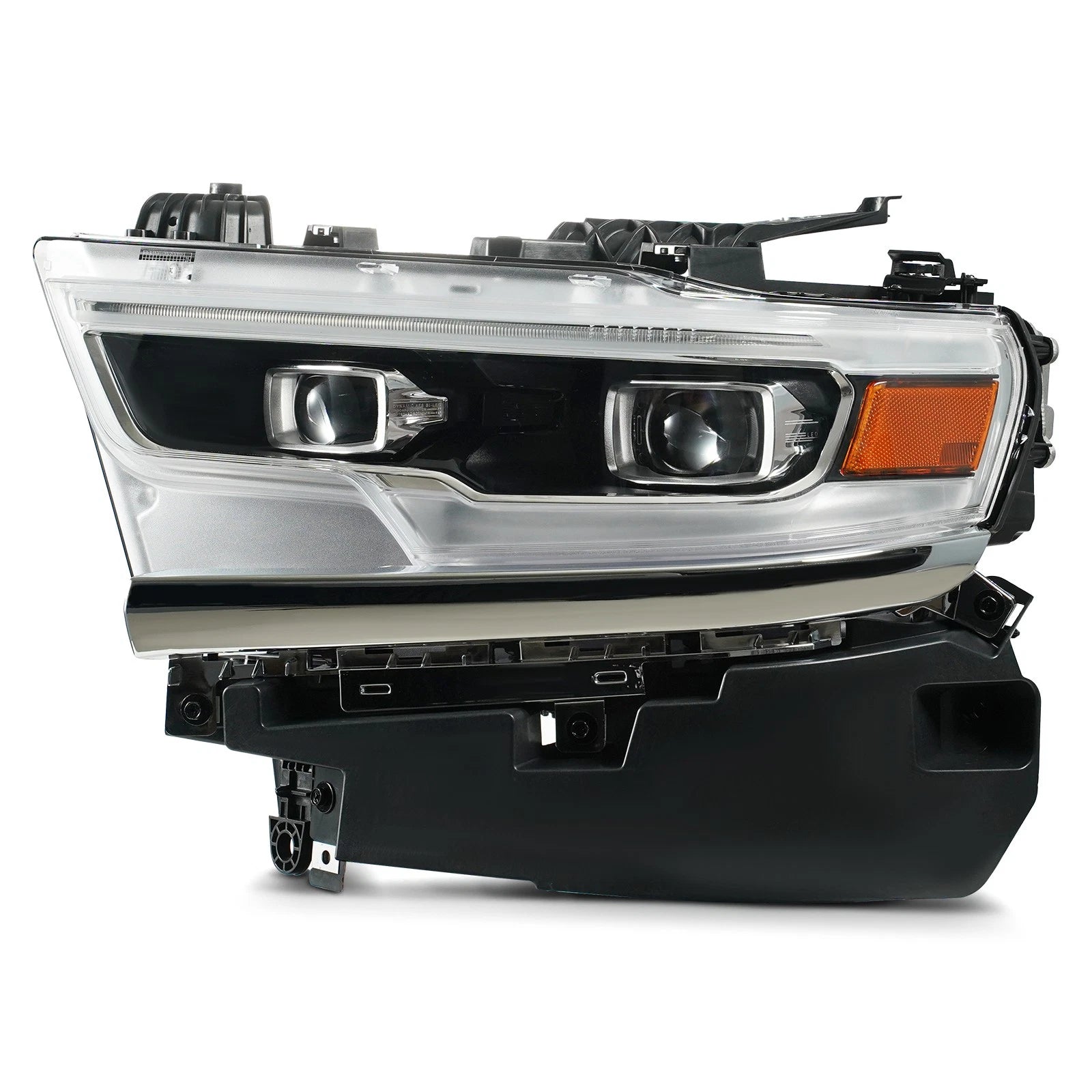 Full LED Projector Headlight Chrome for Ram 1500 (2019–2024) AFS Left Driver