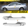 Set of 2 Exterior Door Handles for Saturn Sky (2007–2010) Chrome