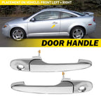 Set of 2 Exterior Door Handles for Saturn Sky (2007–2010) Chrome