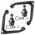 Set of 4 Front Upper Control Arms & Lower Ball Joints for Dodge Durango (2004–2009)