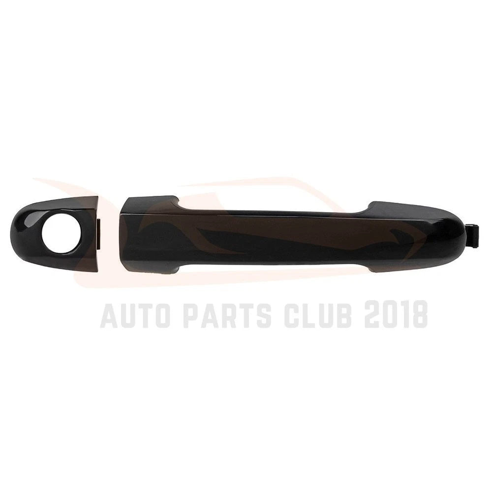 Set of 2 Door Handles for Hyundai Elantra (2006–2010) Black Exterior