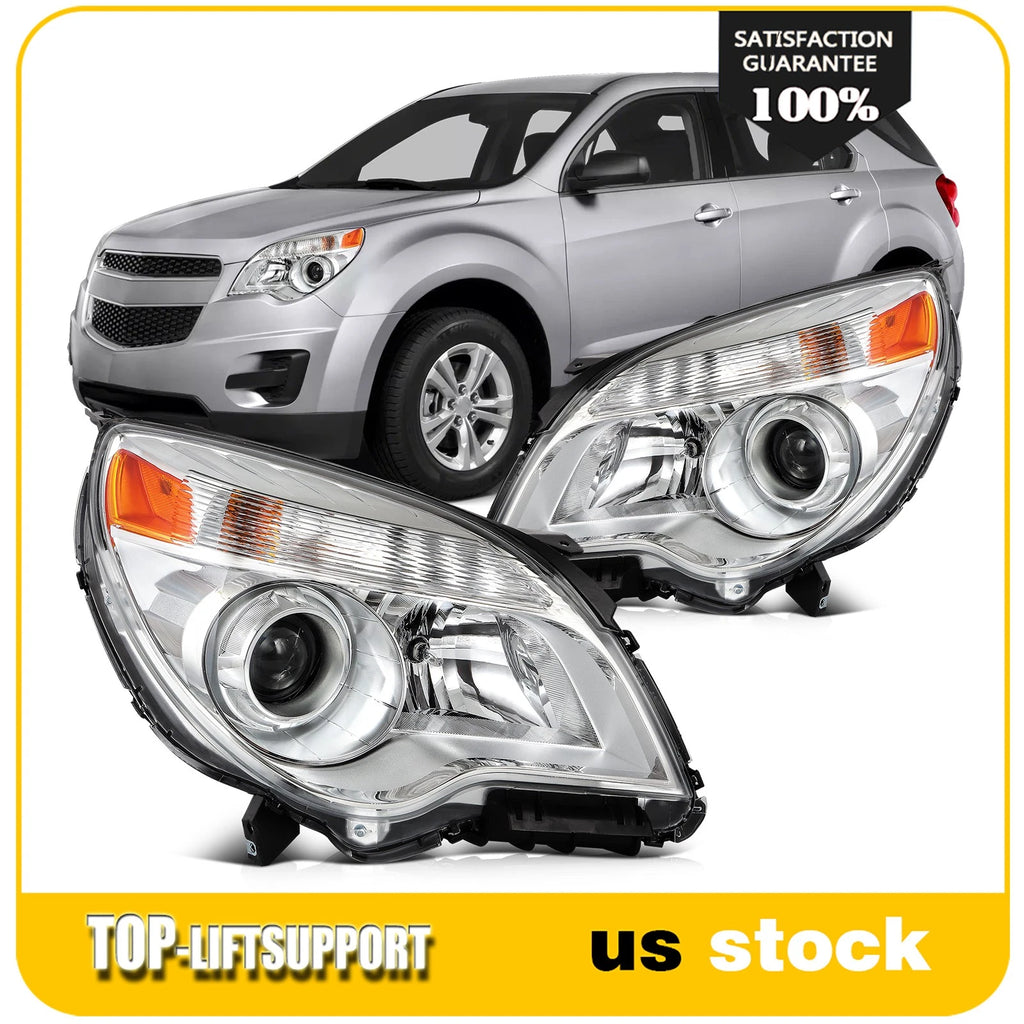 Headlight Assembly for Chevy Equinox (2010–2015) with Projector Left + Right