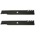2X Toothed Mulching Blade for Mcculloch (Replaces 532139775)