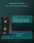 Window Switch for Chevrolet K1500 K2500 K3500 (1988–1989)