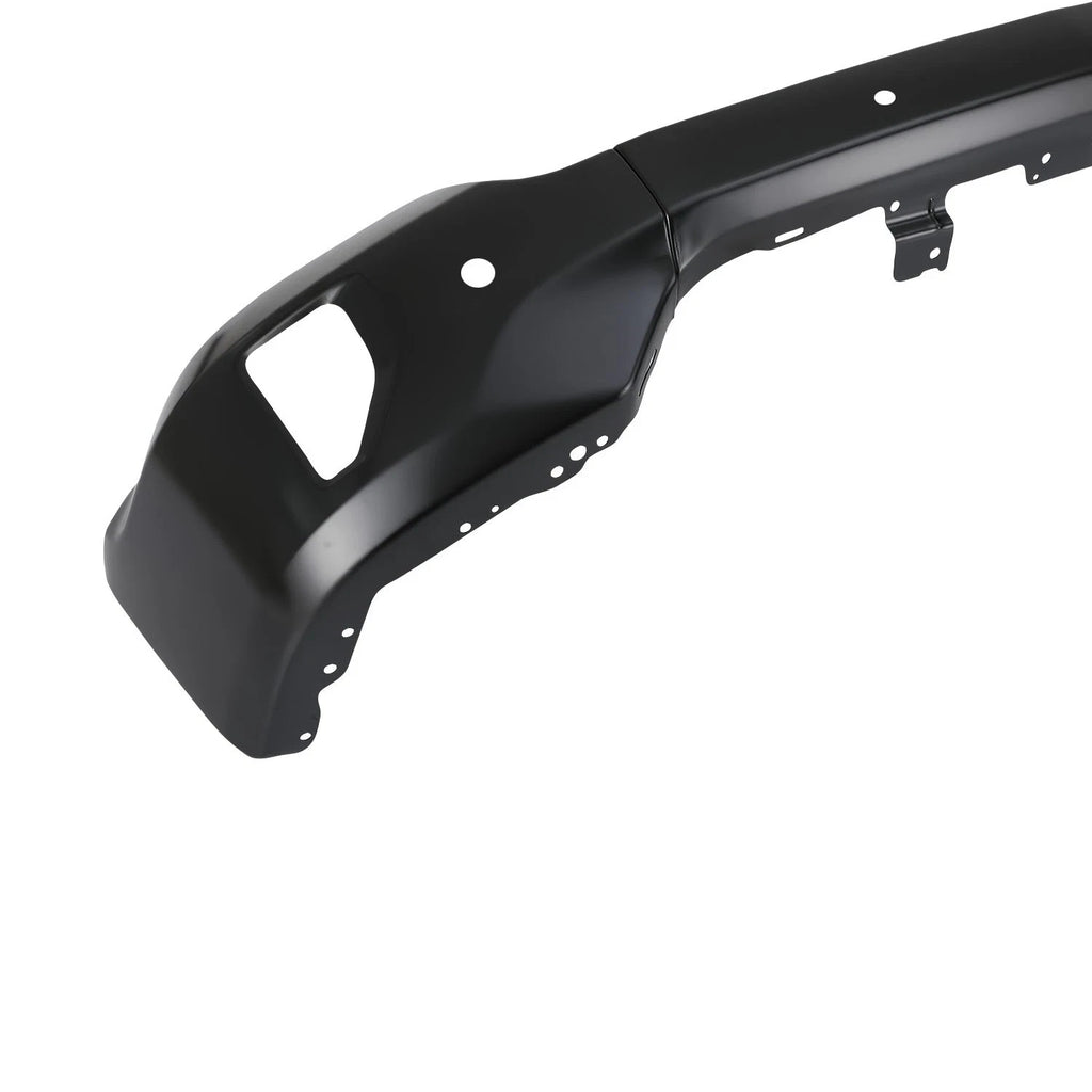 Front Bumper Face Bar for Chevy Silverado 1500 (2016–2018) Black with Sensor Holes