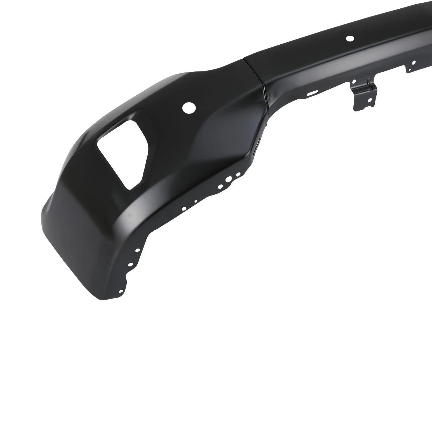Front Bumper Face Bar for Chevy Silverado 1500 (2016–2018) Black with Sensor Holes