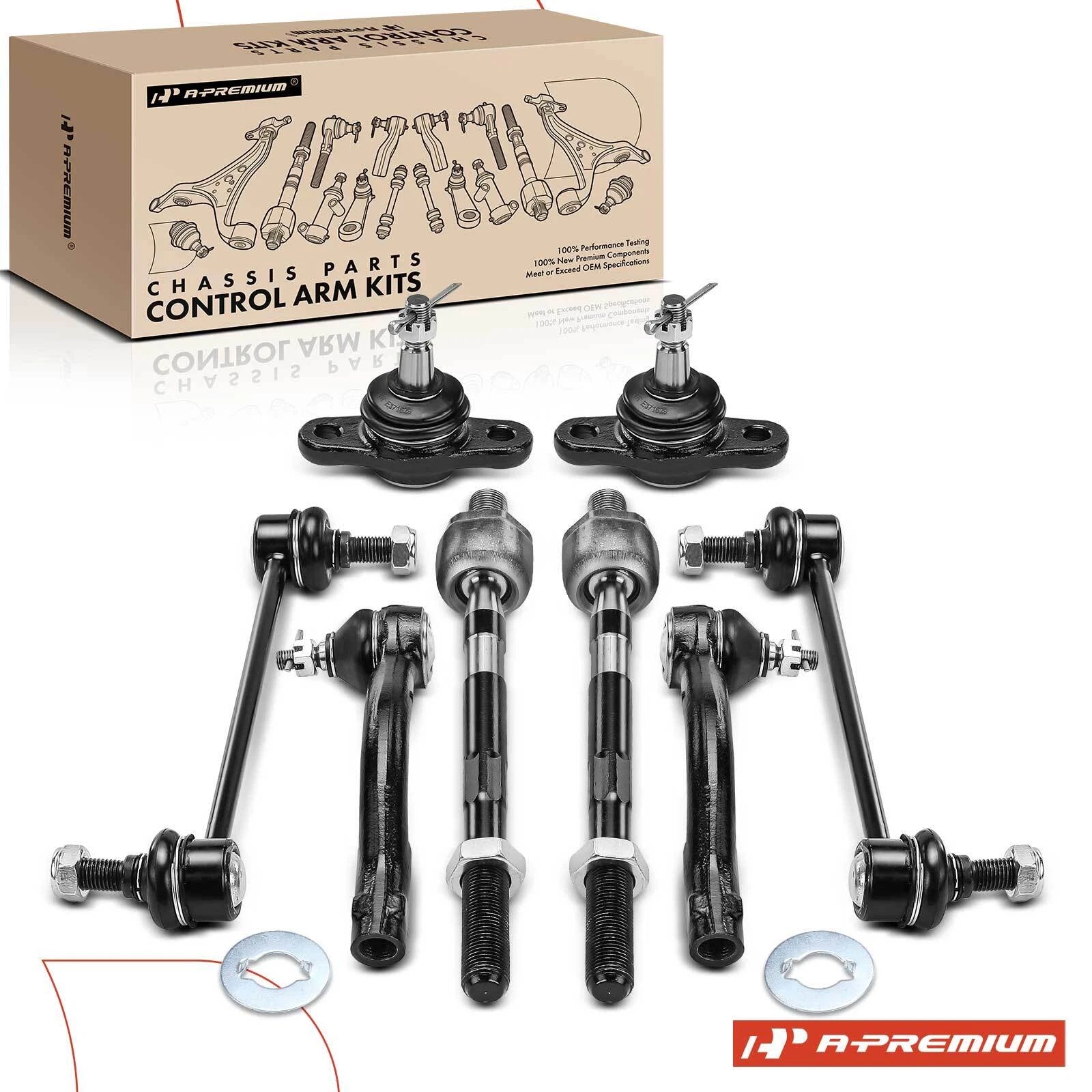 8x Front Lower Ball Joint Sway Bar Link Tie Rod End for Kia Sportage (2011–2016)