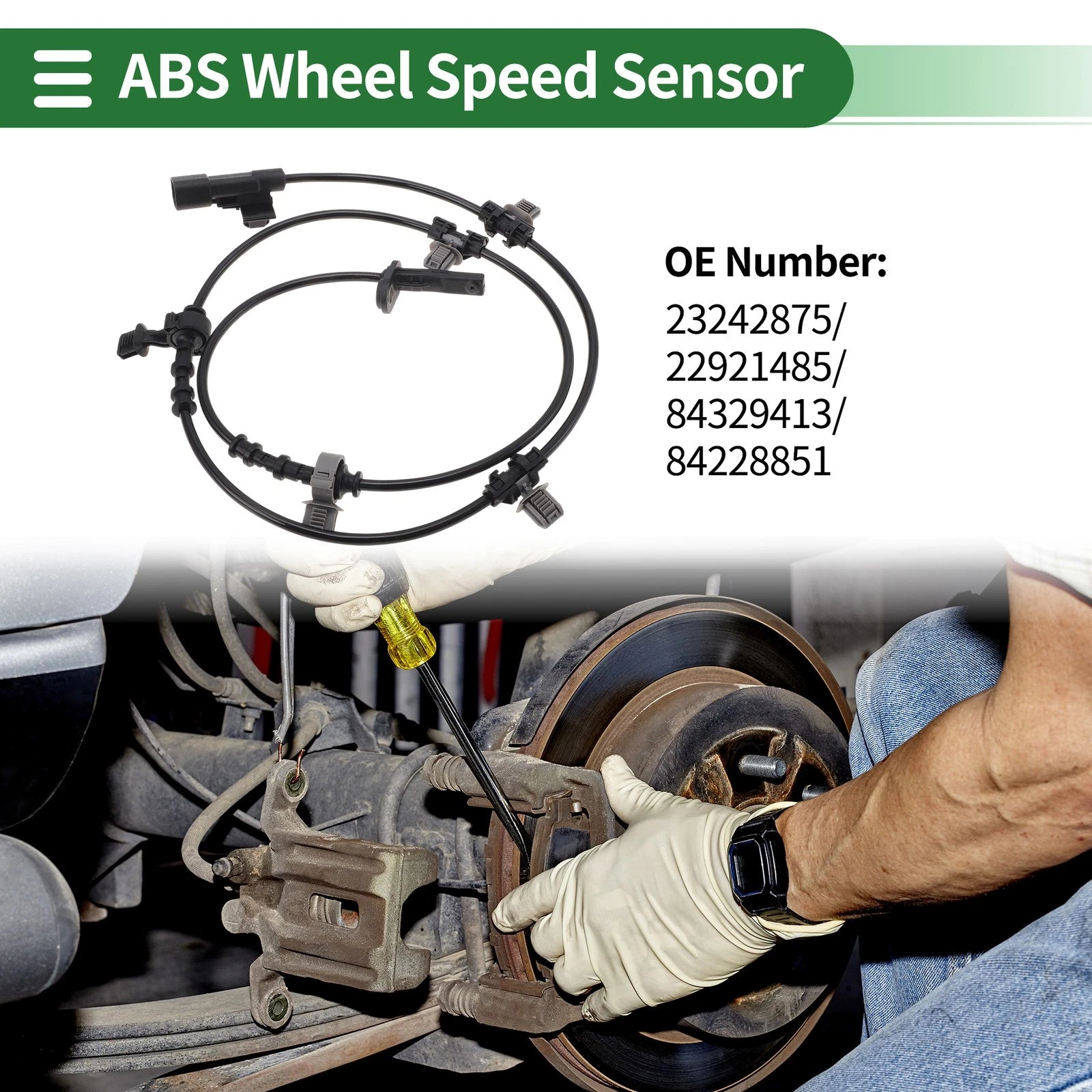 ABS Wheel Speed Sensor No.23242875 for Chevrolet Malibu (2013–2015) Rear Right