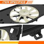 Front Radiator Cooling Fan Assembly for Toyota Corolla Cross (2022–2024)