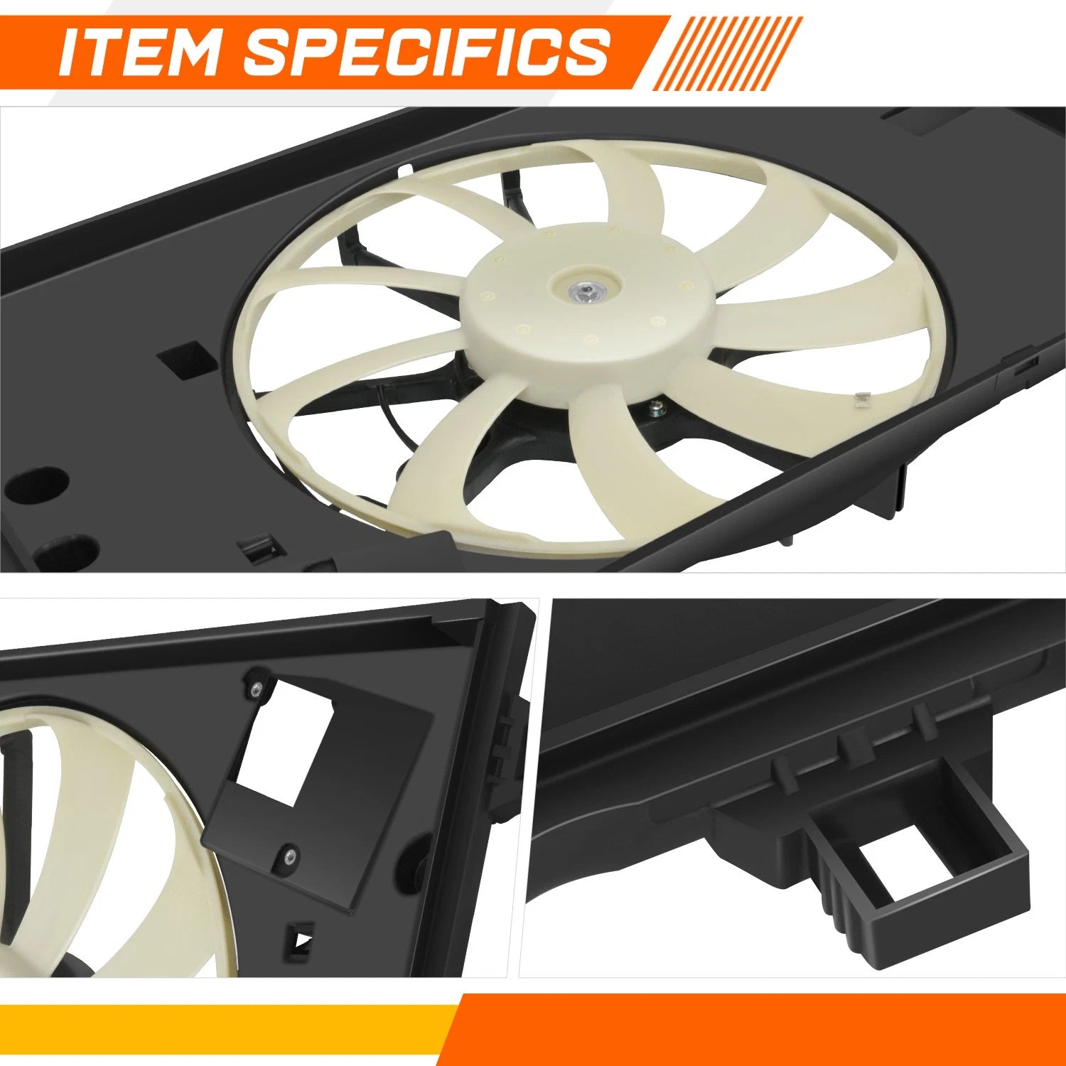 Front Radiator Cooling Fan Assembly for Toyota Corolla Cross (2022–2024)