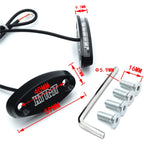 Black Mirror Block Off Base Plate LED for Honda CBR600RR (2003–2011), CBR1000RR (2004–2007)