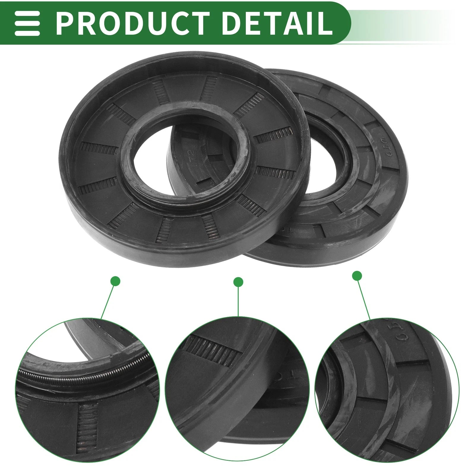 Set of 5 Oil Seal Rotary Shaft Seal NBR Rubber 32x72x10mm