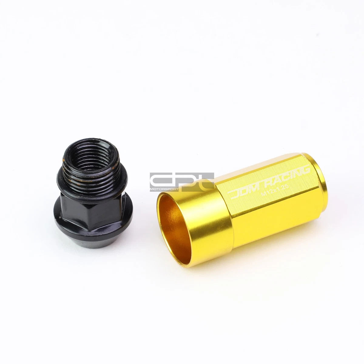20 PCS M12X1.25 Gold Aluminum Lug Nuts for JDM Vehicles (Universal)