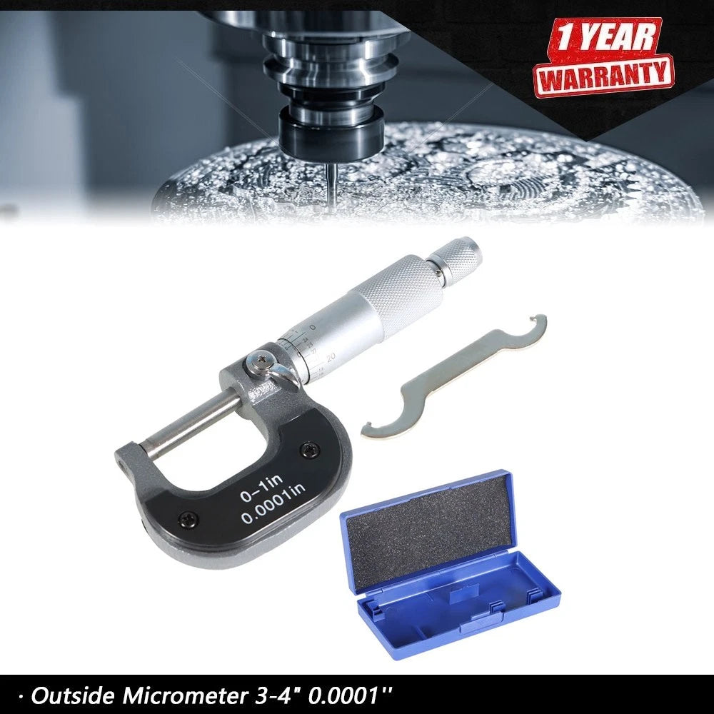 Precision Outside Micrometer for Automotive Measurements (0-1")