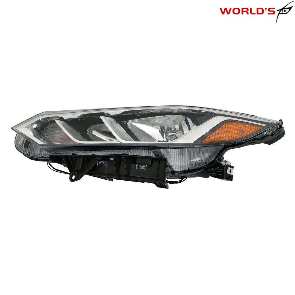 Headlight for Nissan Sentra (2020–2023) Halogen Black Driver Left