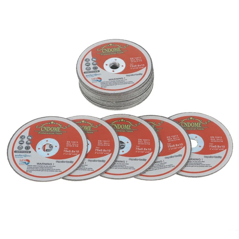 25 Pack Cut Off Wheels for Die Grinder (3"x1/32"x3/8")