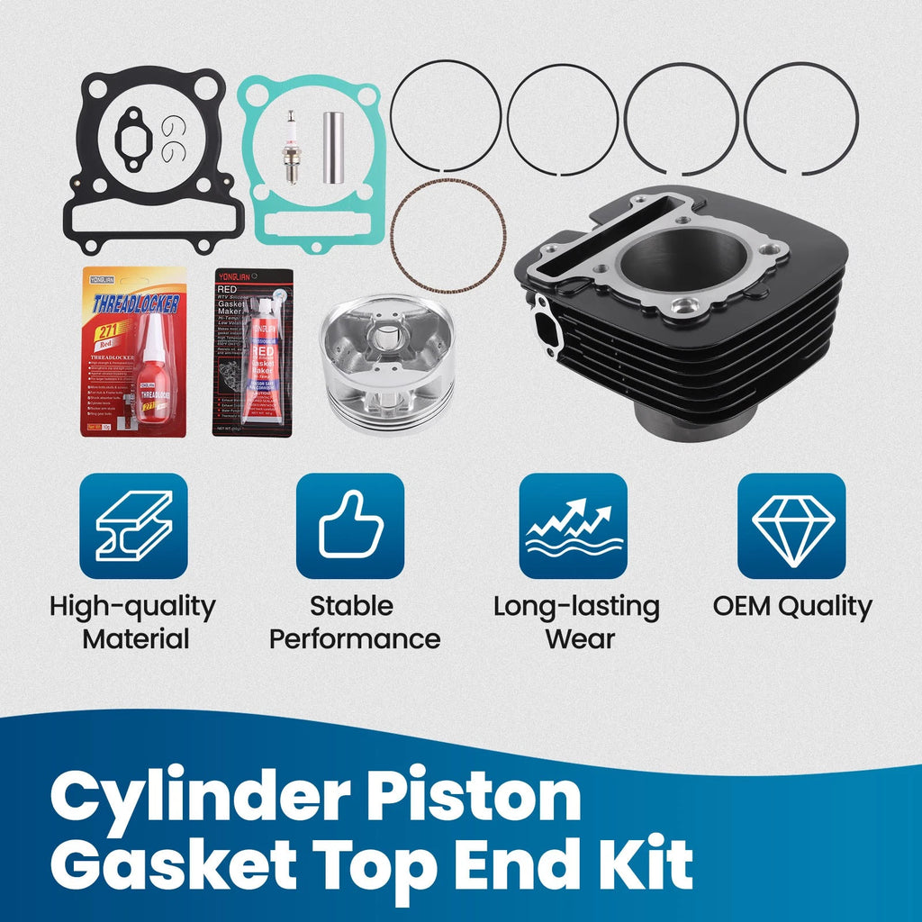 Top End Rebuild Kit for Yamaha Bruin 350 (2004–2006) 83mm Piston Gaskets