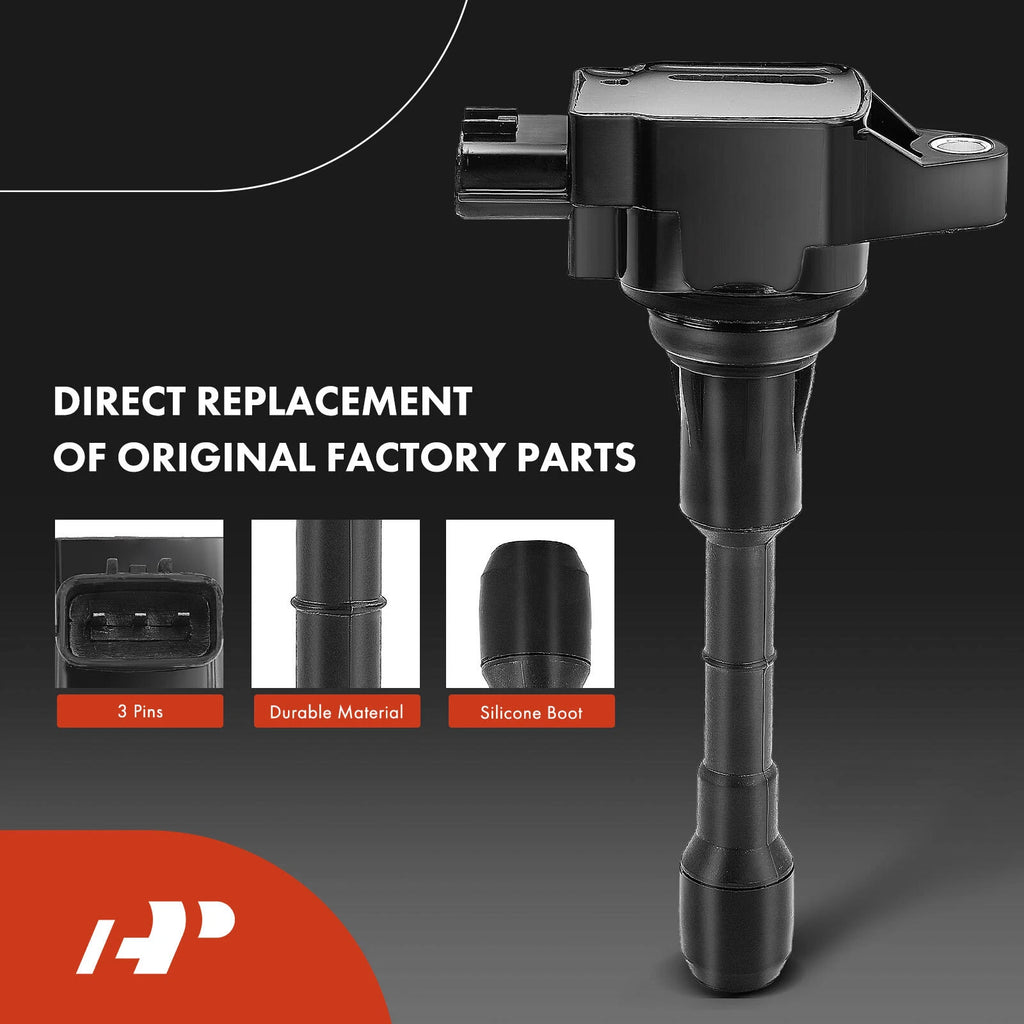 Set of 6 Ignition Coils & Spark Plugs for Nissan 370Z (2009–2020)
