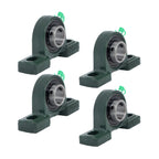 Set of 4 Pillow Block Mounted Ball Bearings for Various Applications