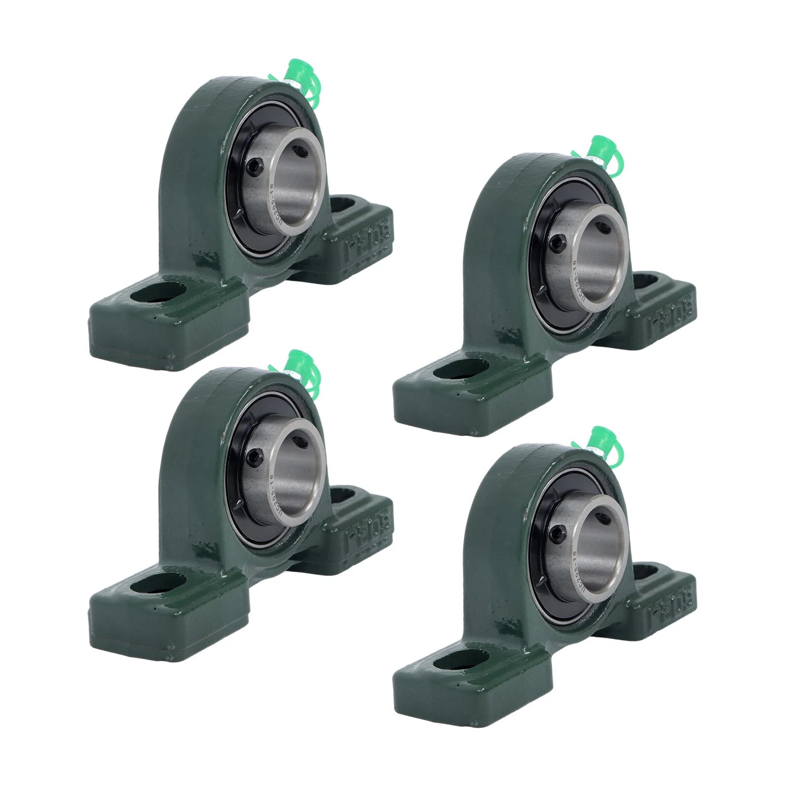 Set of 4 Pillow Block Mounted Ball Bearings for Various Applications