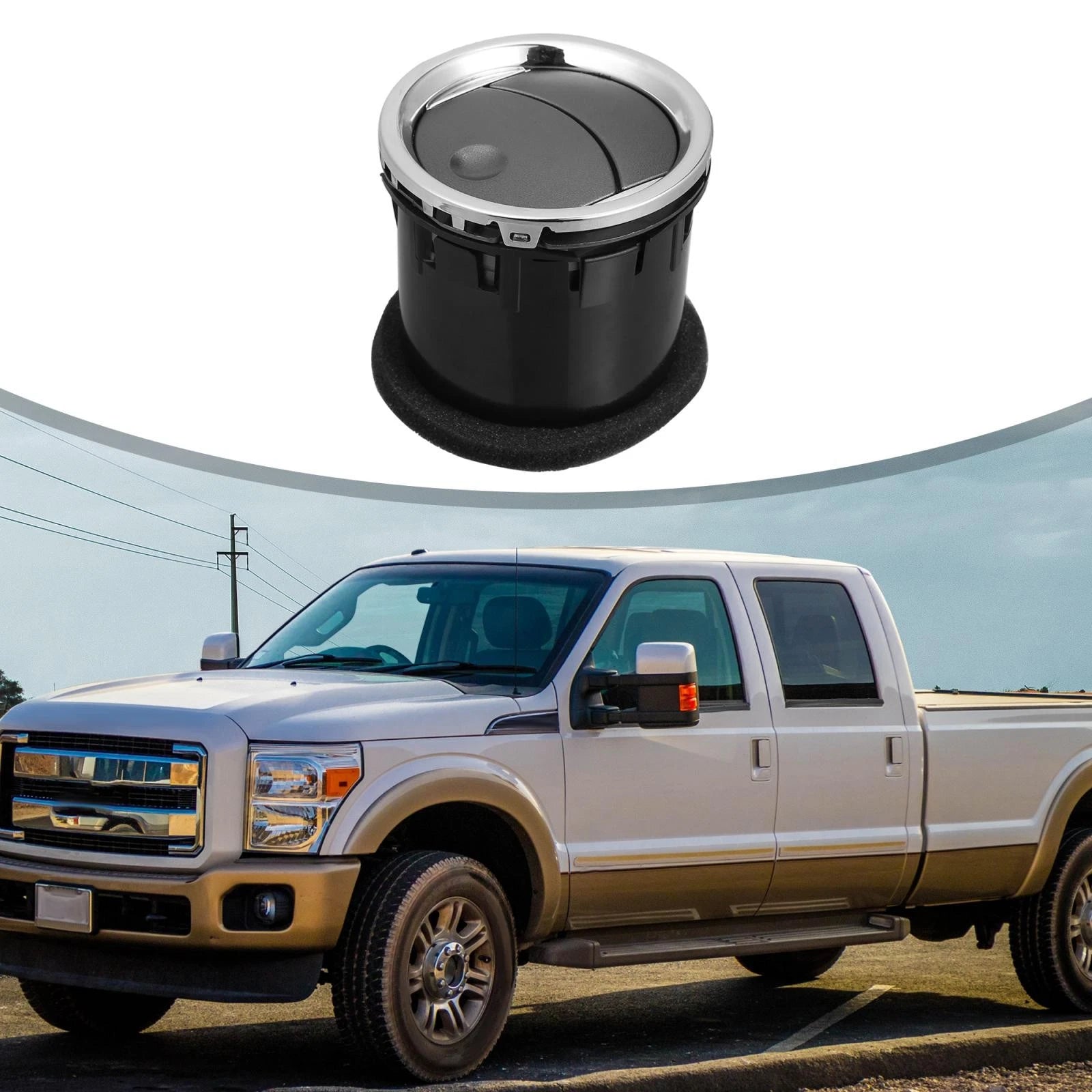 Front Air Vent AC Heater for Lincoln Mark LT, Ford F-150 (2006–2008)