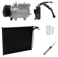 A C Compressor Kit with Condenser for Ford E-350 Club Wagon (2003–2003)