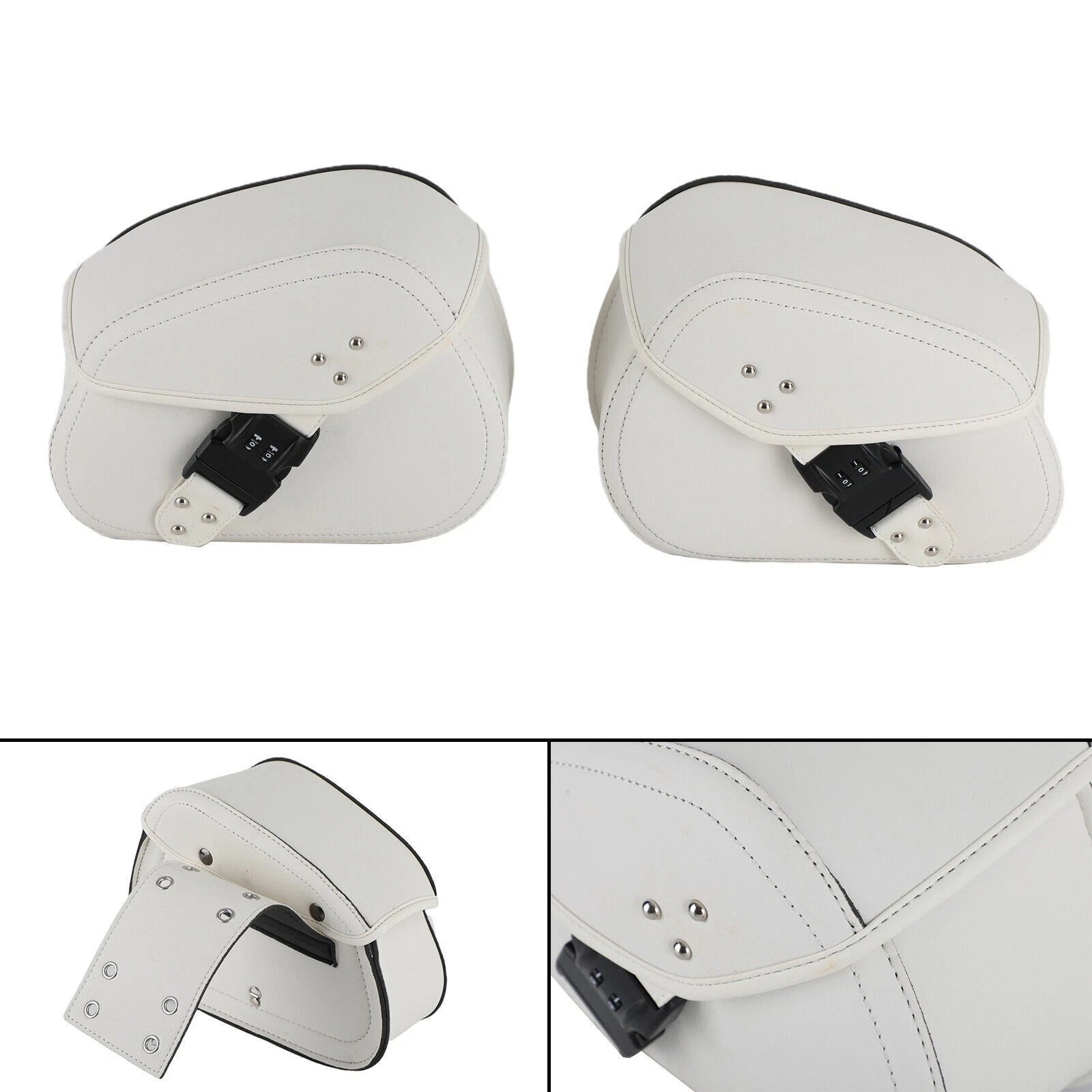Pair Waterproof Side Hanging Tool Bags for Motorcycle (Universal Fit)