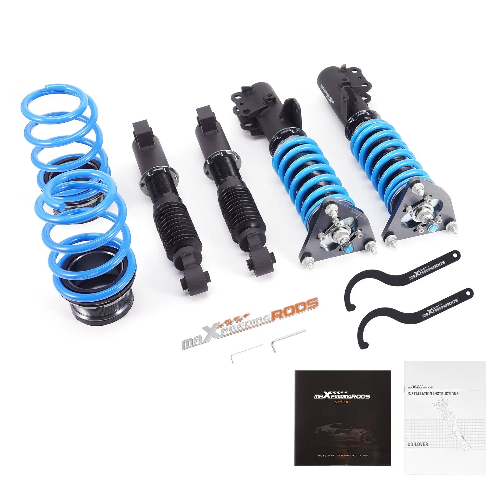 24 Way Adjustable Coilovers Shocks Absorber for Kia Forte Sedan (2014–2018)