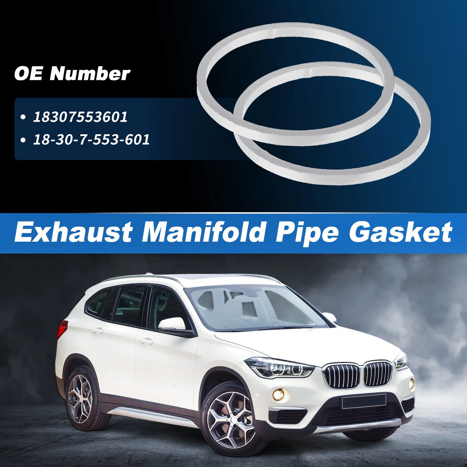 Exhaust Pipe Interface Gasket for BMW 1 2 3 4 5 6 7 Series (No.18307553601)