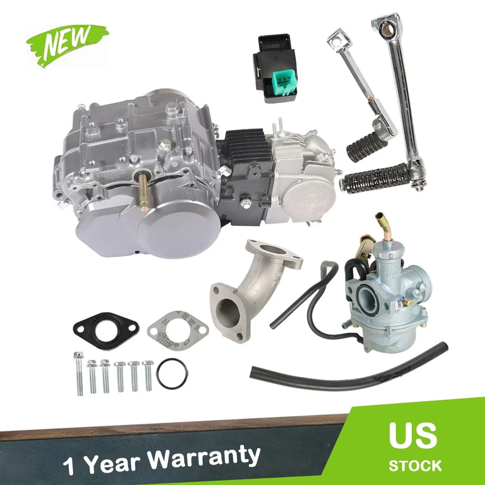 125cc 4-Stroke Engine Motor Kit for Honda CRF50 XR50 Z50 (2000–2023)