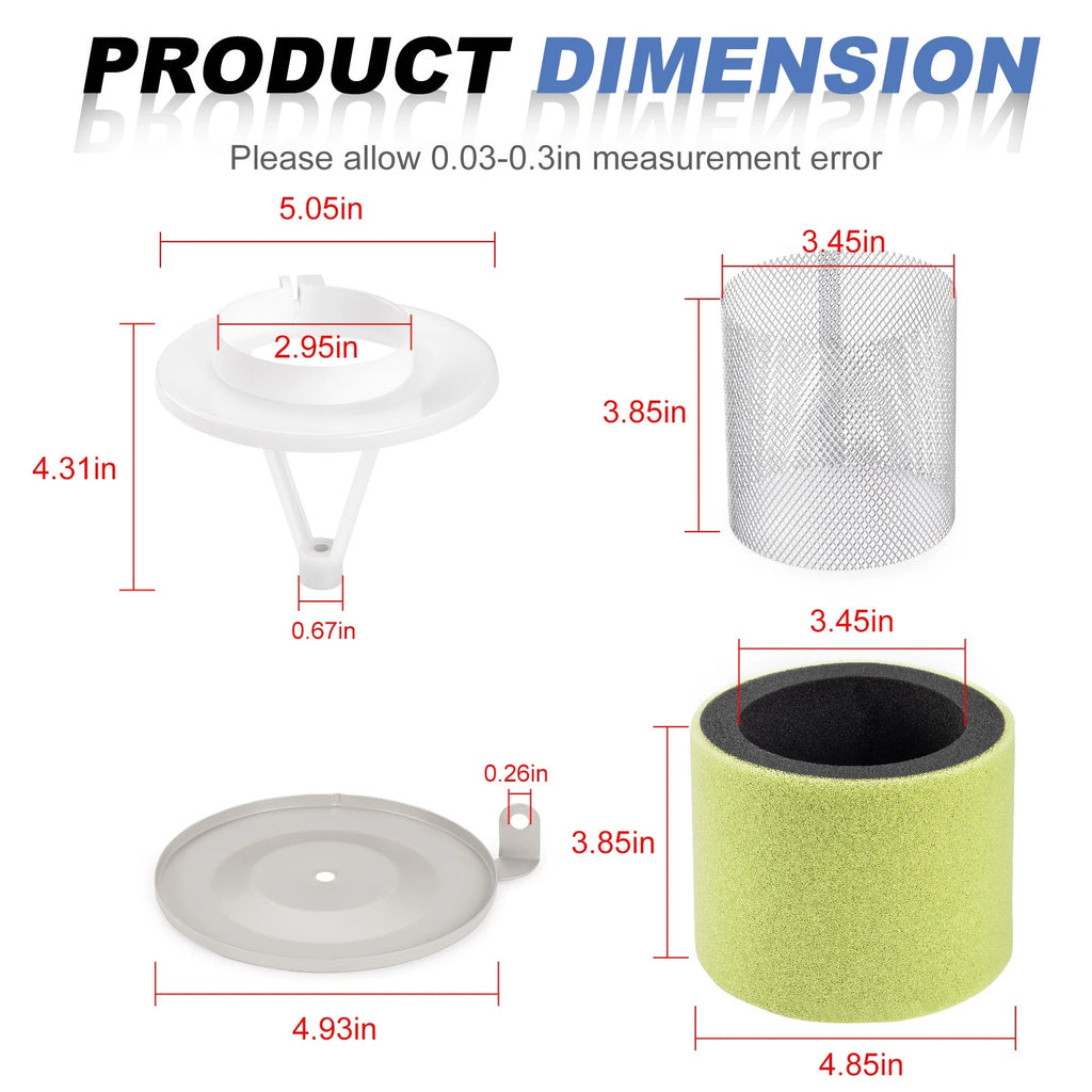 Air Filter for Kawasaki Bayou 400 4x4 (1993–1999) 11013-1217