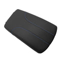 Console Lid Armrest Cover for Nissan Rogue (2017–2020) Blue Stitch