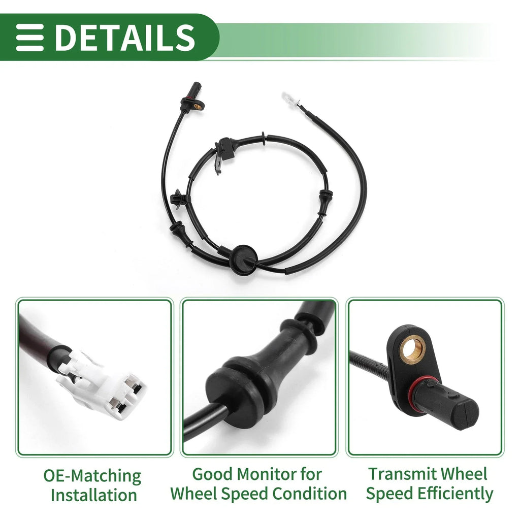 ABS Wheel Speed Sensor for Hyundai Elantra 2013-2014 (2 x Sensors)