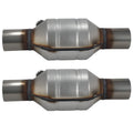 2X 2.25" Inlet/Outlet Universal High-Flow Weld-On Catalytic Converter 53005