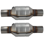 2X 2.25" Inlet/Outlet Universal High-Flow Weld-On Catalytic Converter 53005