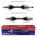 Set of 2 Front CV Axle Shafts for Chevrolet Equinox GMC Terrain (2005–2019)
