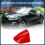 Front Left Door Handle Cover for Ford Mustang (2015–2020) ABS Red