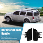 2 Pcs Rear Door Outer Handle for Nissan (82607-EA502, 82606-EA502)