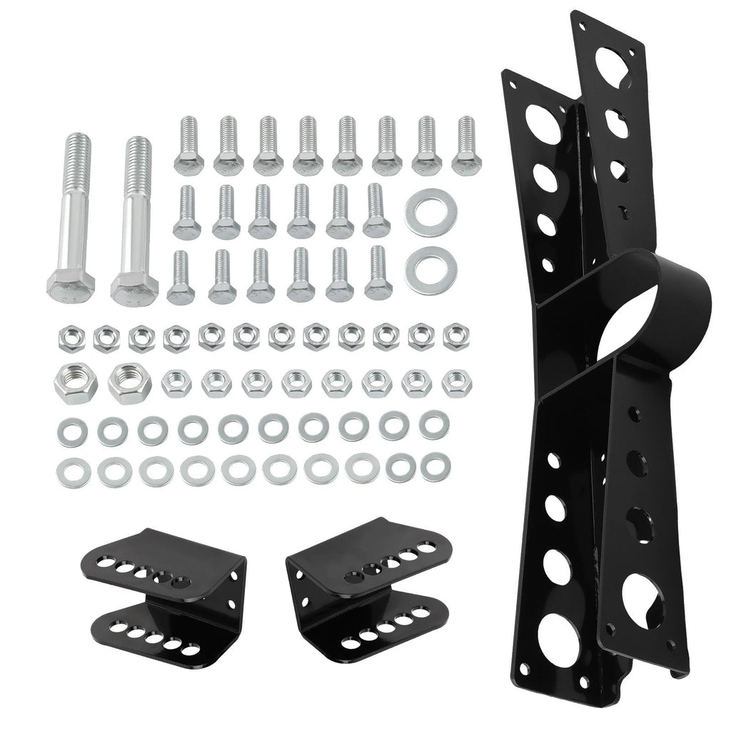 Trailing Arm Cross Member Anti Squat Brackets for Chevy C10 GMC C15 (1963–1972)