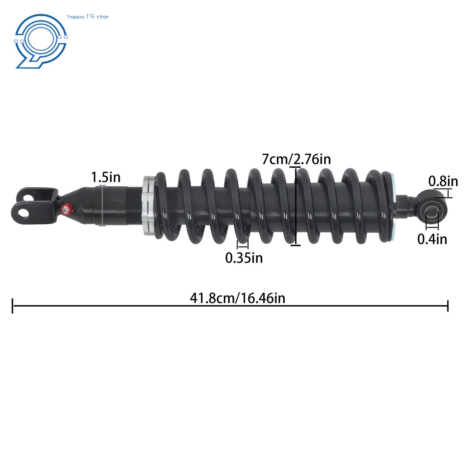Front Gas Shocks Absorber for Honda Rincon 650 680 (2003-2014)