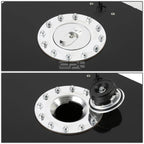 15.5 Gallon Lightweight Black Coat Aluminum Race Fuel Cell Tank for