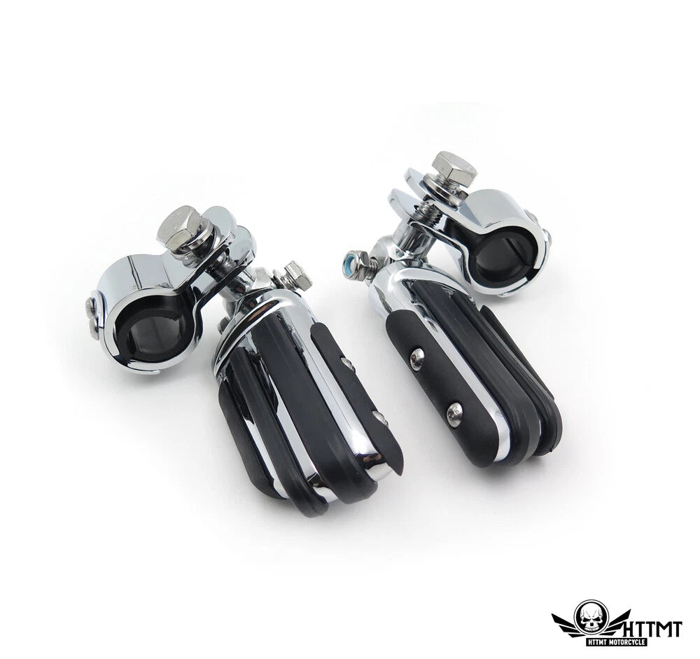 Foot Peg Clamps 1" 1 1/4" for Harley Sportster 883 1340 (1986–2023)