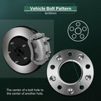 2X 1.5" Wheel Spacers 5x135 for Ford F-150 Expedition (2000–2001) 14x2 Studs