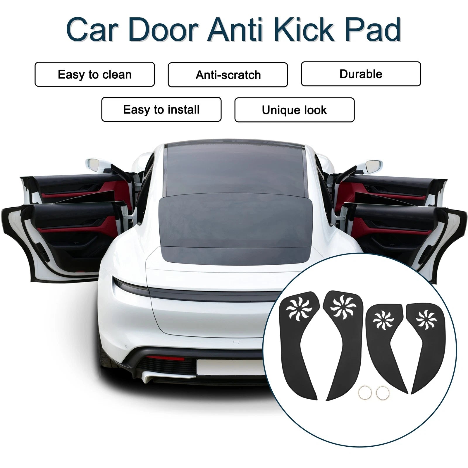 Set of 1 Car Door Anti Kick Pad Sticker Protector for Buick Envision (2014–2016)