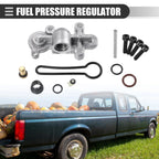 Fuel Pressure Regulator Kit for Ford (2003–2007) 3C3Z9T517AG Silver Black