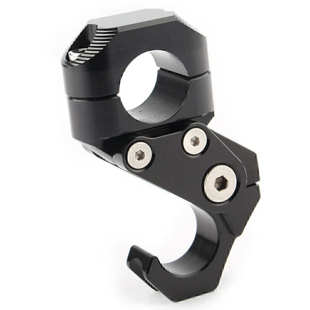 22MM Handlebar Hook Helmet Luggage Bag Hanger for Suzuki Scooter Black