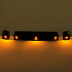 Set of 4 Amber Cab Roof Marker LED Lights for Chevy Silverado GMC 2500HD 3500HD (2015–2019)