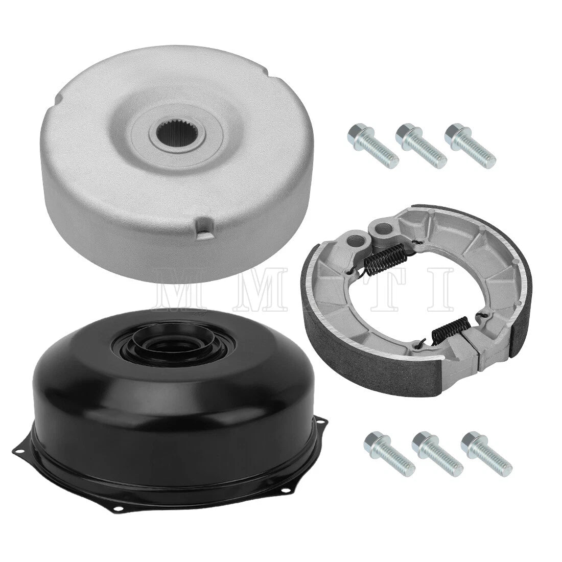 Rear Brake Drum Hub Cover & Shoes Set for Honda Foreman 500 (2005–2023)