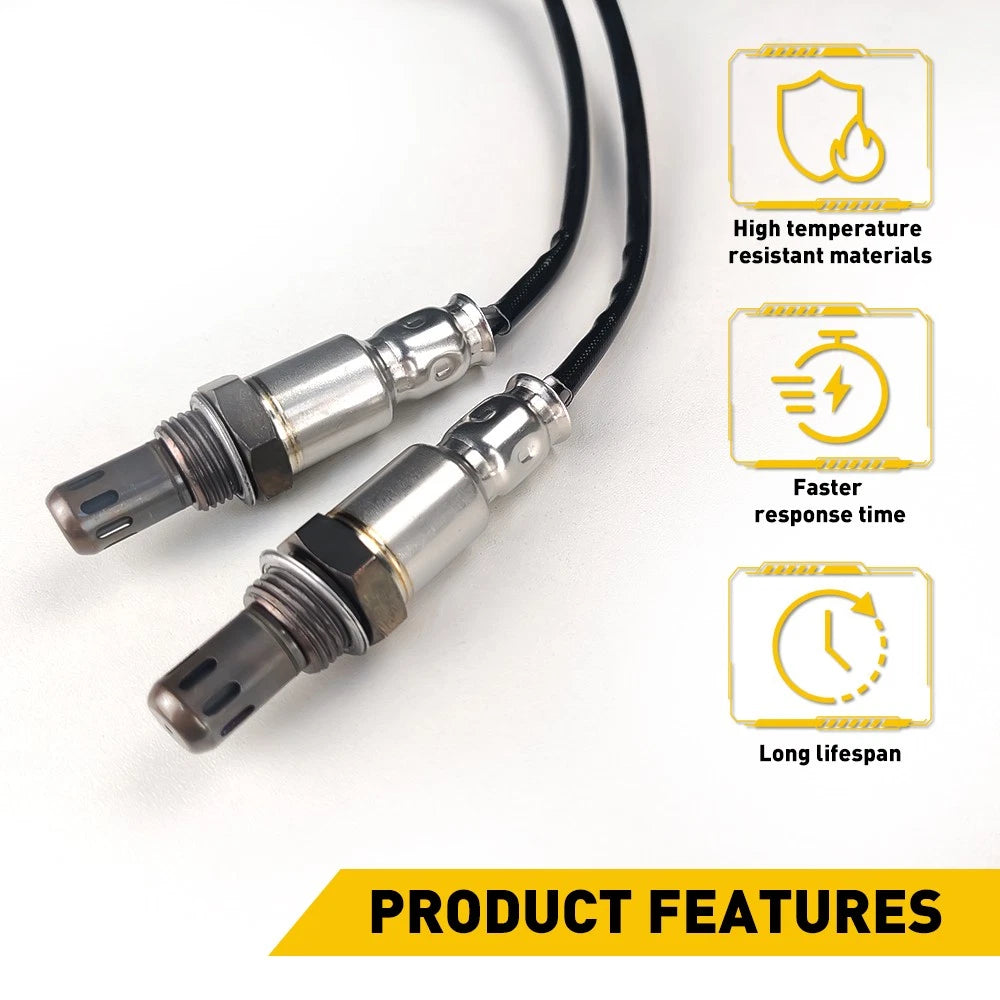 2pcs Oxygen O2 Sensor for Honda Pilot (2003–2004) Upstream & Downstream