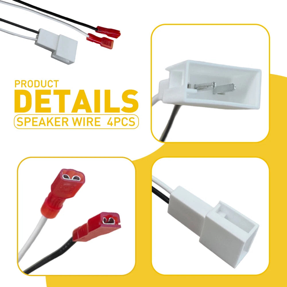 Speaker Dash Tweeter Wire Harness Plug for Toyota Highlander Celica Yaris Camry
